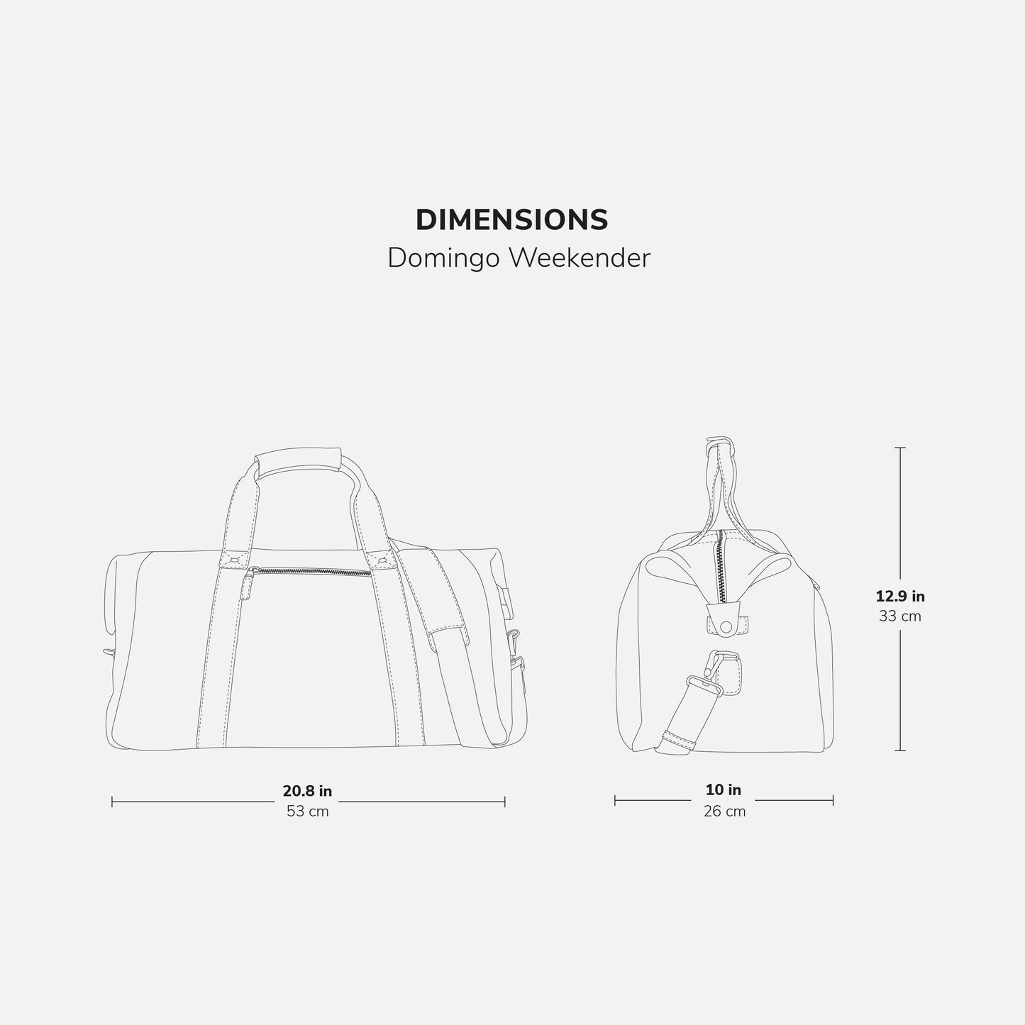 Domingo Duffel Bag - Pebbled - Men's