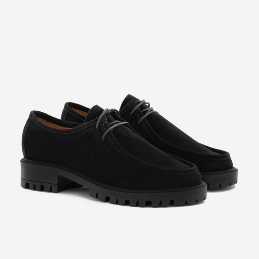 Tessa Derby - Water-Repellent Suede - Women's