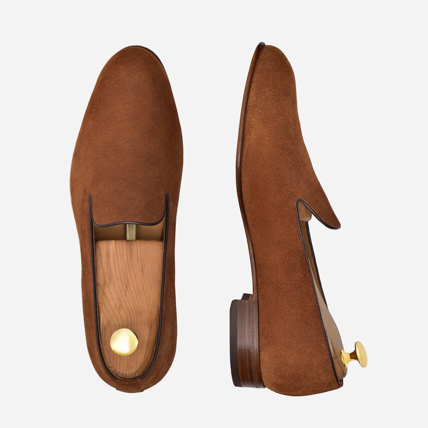 Langford Wholecut Loafers - Suede - Men's