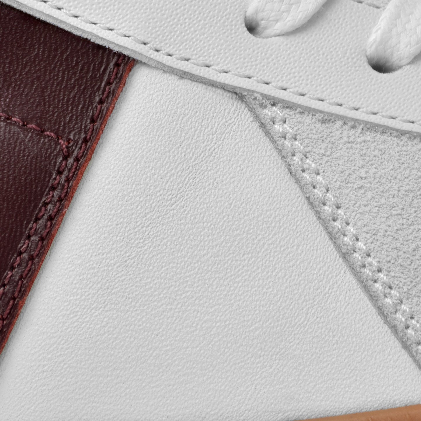 Morgen Trainers - Leather/Suede - Gum Sole - Men's