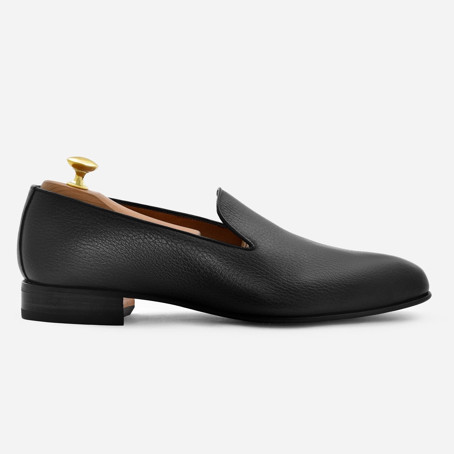 Langford Wholecut Loafers - Pebbled - Men's