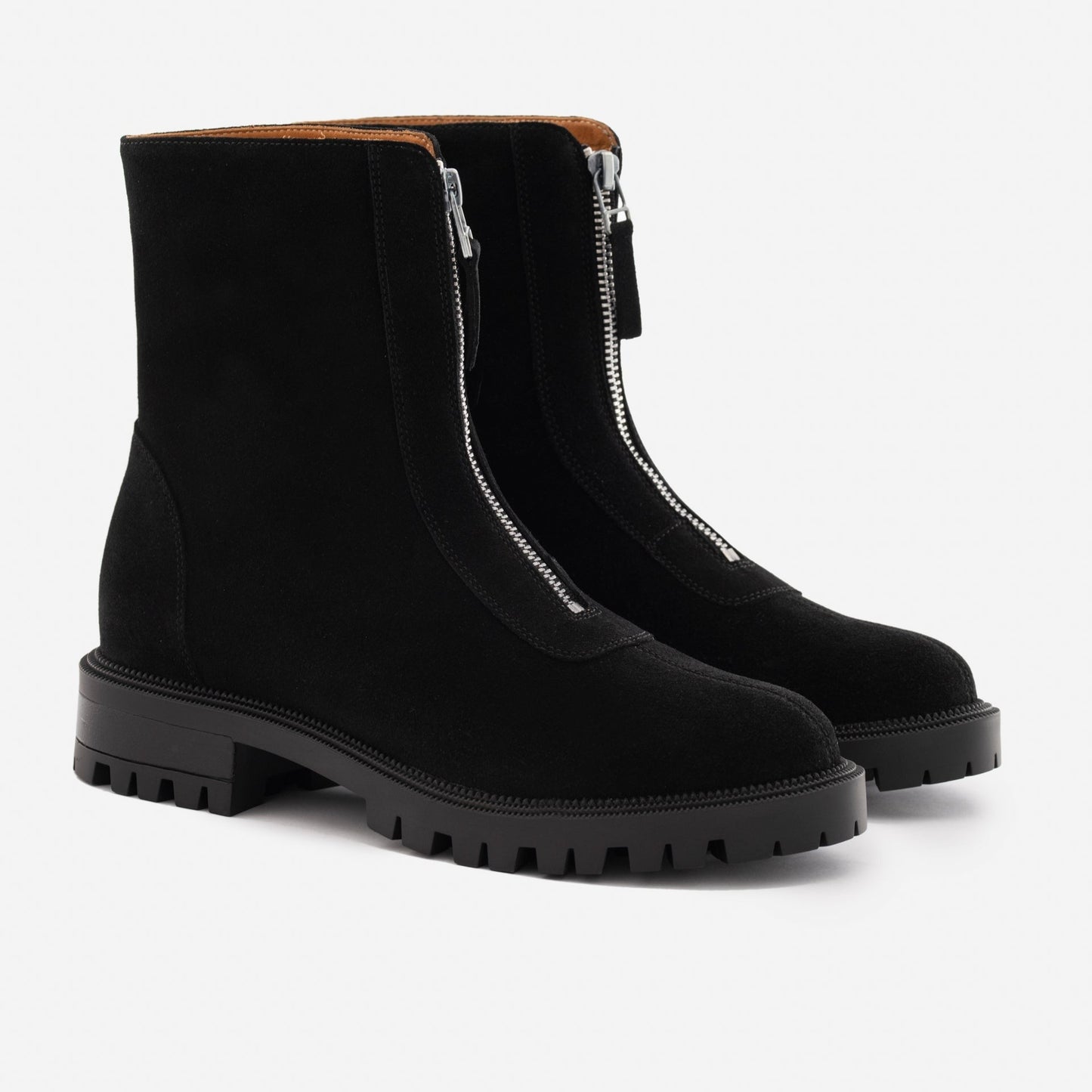 Jenna Zip Up Boots - Women’s Water-Repellent Suede