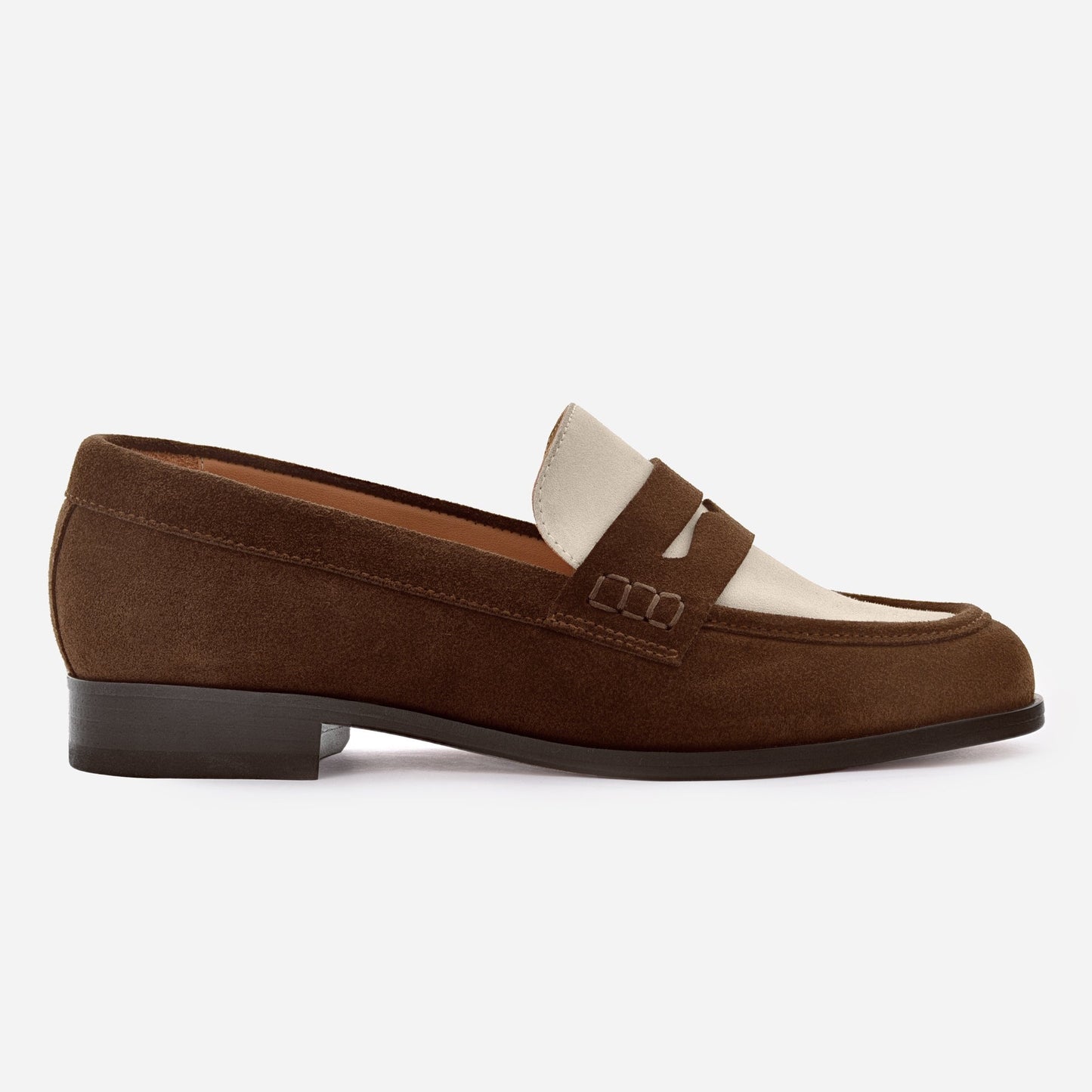 Camille Penny Loafers - Water Repellent Suede - Women's
