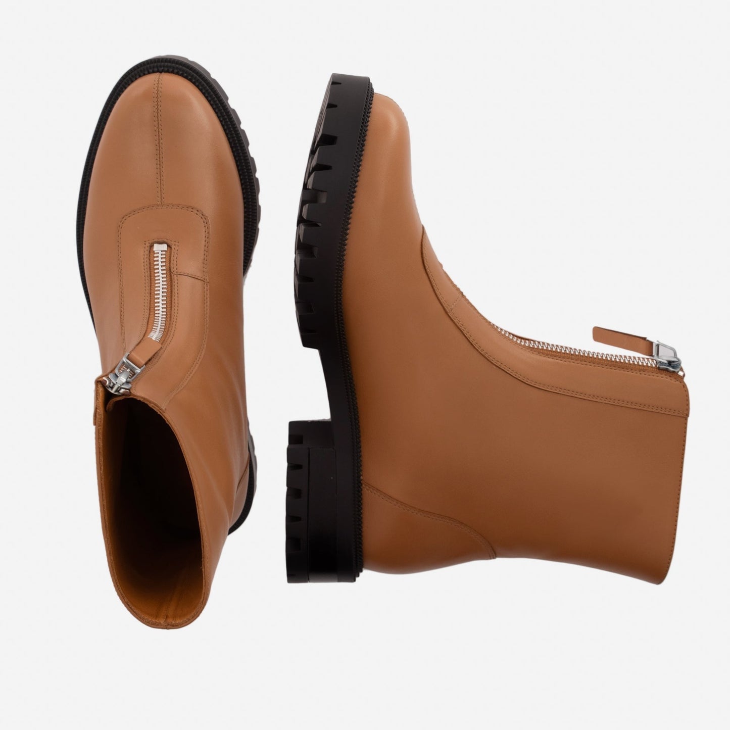Jenna Zip Up Boots - Women’s Full-Grain Leather
