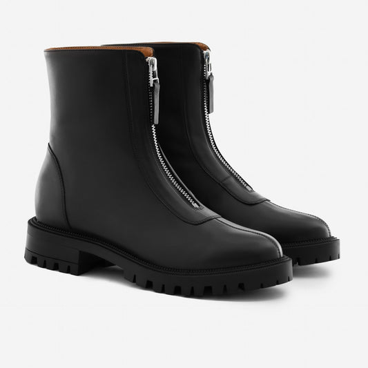 Jenna Zip Up Boots - Women’s Full-Grain Leather