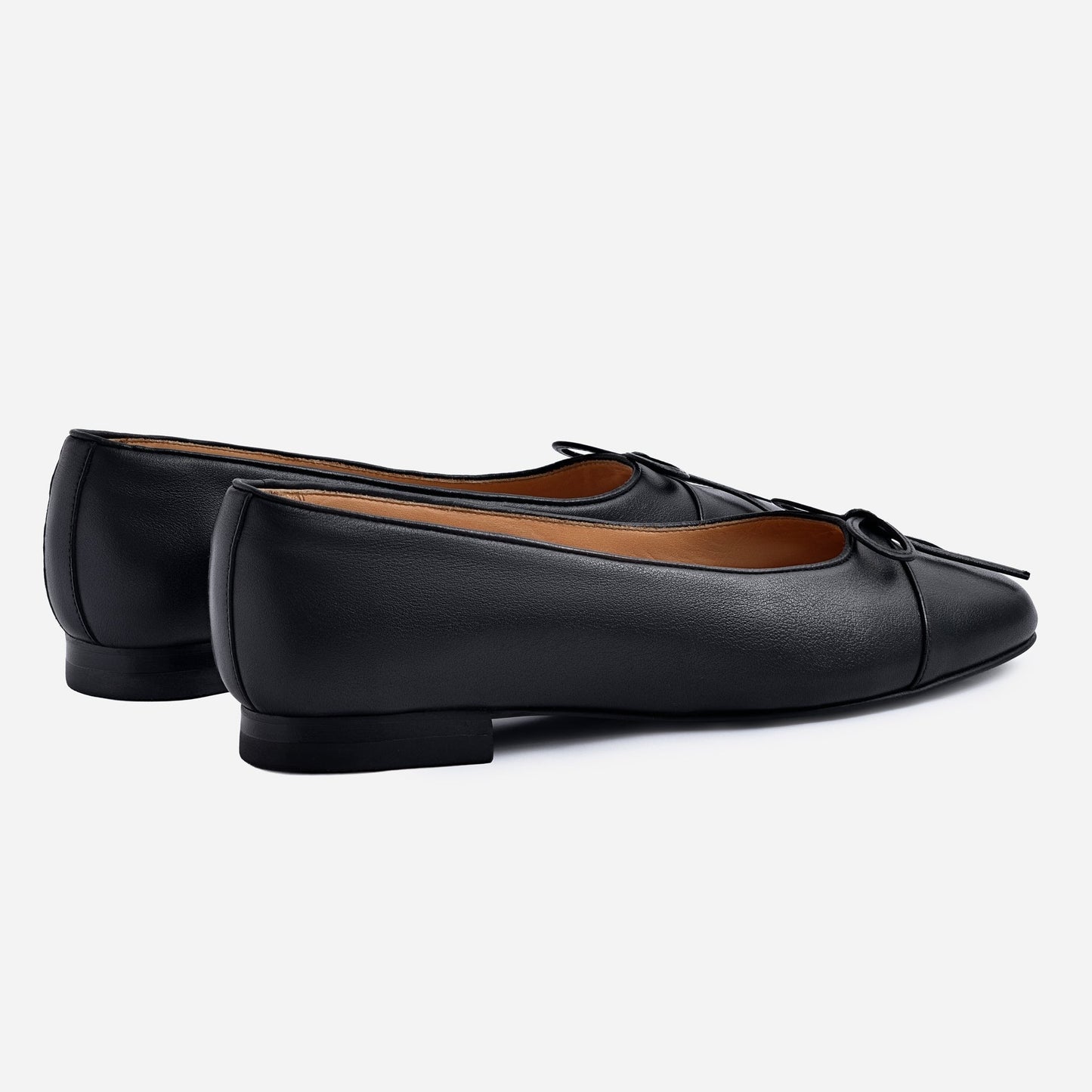Mona Cap Toe Flats - Full Grain Leather - Women's